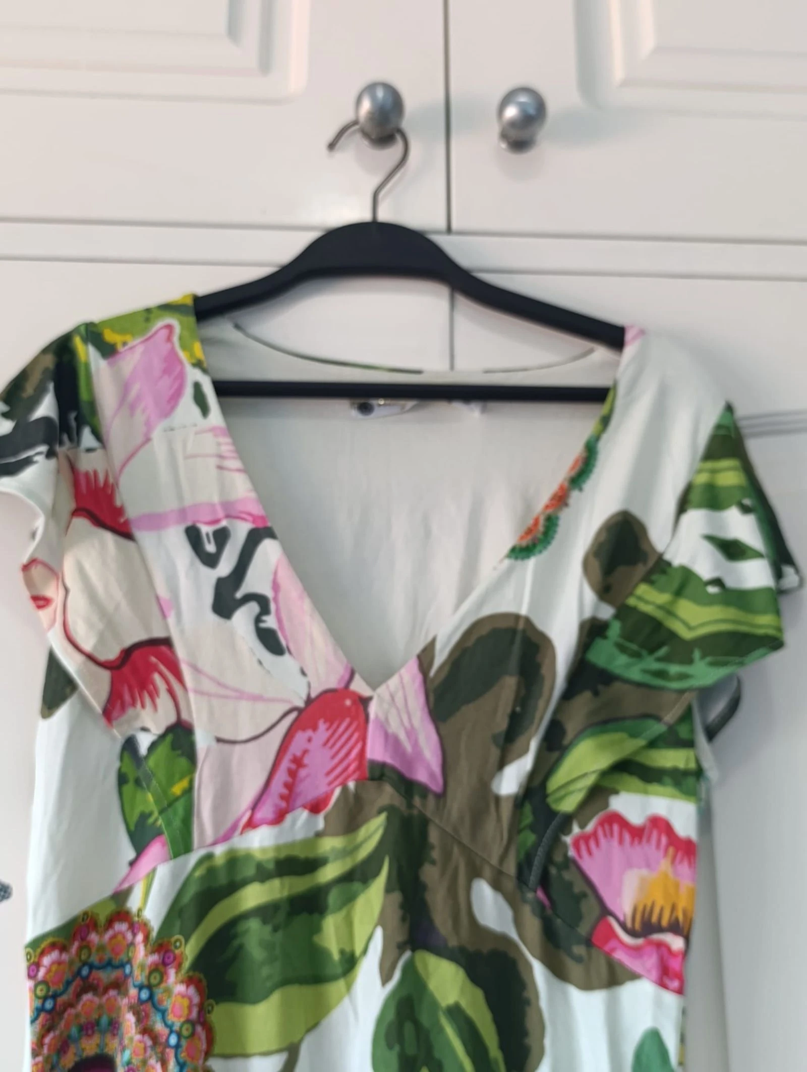 Top Desigual floral de viscose tamanho G – photo 4